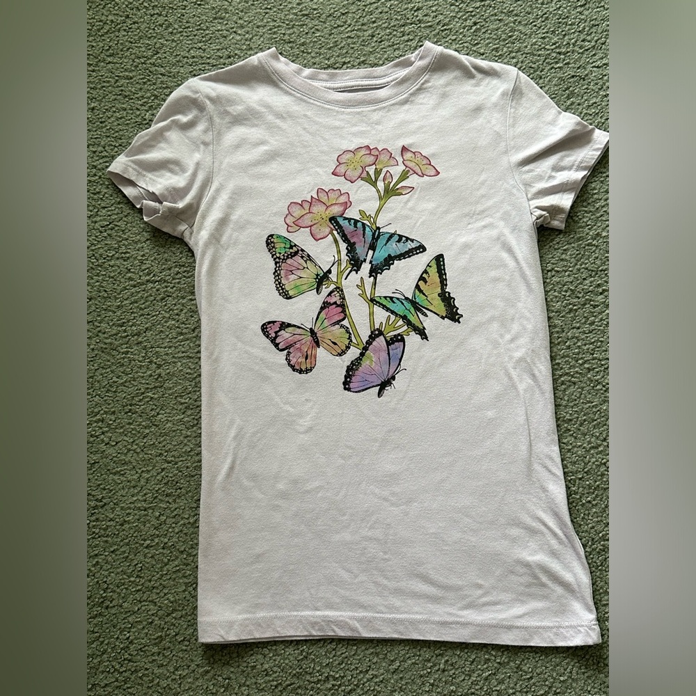 Aeropostale kids shirt cute butterflies